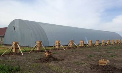 Строительство арочных ангаров