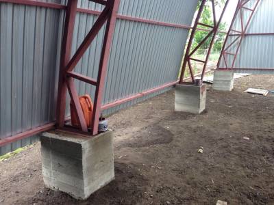 Строительство каркасных ангаров