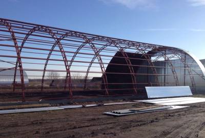 Строительство каркасных ангаров