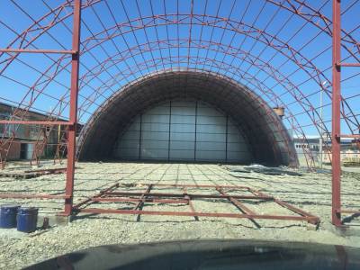 Строительство каркасных ангаров